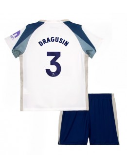 Detské Futbalové oblečenie Tottenham Hotspur Radu Dragusin #3 2025-26 Krátky Rukáv - Domáci (+ trenírky)